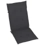 Garden chairs 2 units with anthracite cushions solid teak wood by vidaXL, Garden chairs - Ref: Foro24-3062376, Price: 266,02 ...