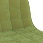 Taburetes de cocina 2 uds terciopelo verde claro