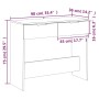 Konsolentisch aus betongrauem Sperrholz, 90 x 36 x 75 cm von vidaXL, Seitentische - Ref: Foro24-811335, Preis: 51,62 €, Rabat...