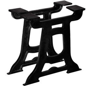 Patas de mesa de comedor en Y hierro fundido 2 unidades