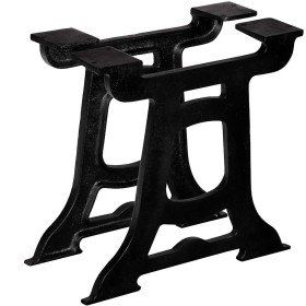 Patas de mesa de comedor en Y hierro fundido 2 unidades