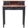Escritorio con cajones madera maciza de caoba 90x50x101 cm de vidaXL, Escritorios - Ref: Foro24-283910, Precio: 319,19 €, Des...