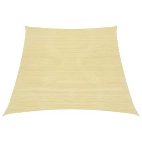 Beige HDPE sail awning 160 g/m² 3/4x3 m by vidaXL, Umbrellas - Ref: Foro24-311159, Price: 36,36 €, Discount: %