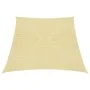 Beige HDPE sail awning 160 g/m² 3/4x3 m by vidaXL, Umbrellas - Ref: Foro24-311159, Price: 36,36 €, Discount: %