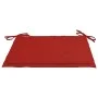 Garden chairs 4 units with red teak wood cushions by vidaXL, Garden chairs - Ref: Foro24-3062574, Price: 261,07 €, Discount: %