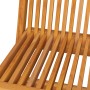 Gartenstühle 4 Stück aus Teakholz mit cremeweißen Kissen von vidaXL, Gartenstühle - Ref: Foro24-3062585, Preis: 257,66 €, Rab...