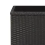 Black synthetic rattan coffee table and tempered glass surface by vidaXL, Garden tables - Ref: Foro24-319560, Price: 61,56 €,...