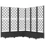 Pflanzgefäß mit Gitter PP schwarz 120x120x121,5 cm von vidaXL, Töpfe und Pflanzgefäße - Ref: Foro24-318276, Preis: 154,72 €, ...