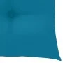 Sillas de jardín 2 uds madera teca con cojines azul claro de vidaXL, Sillas de jardín - Ref: Foro24-3062506, Precio: 185,05 €...