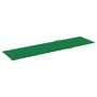 Tumbona con cojín verde madera maciza de teca by vidaXL, Loungers - Ref: Foro24-3063011, Price: 273,79 €, Discount: %