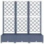 Pflanzgefäß mit Gitter PP dunkelgrau 120x40x121,5 cm von vidaXL, Töpfe und Pflanzgefäße - Ref: Foro24-318252, Preis: 88,50 €,...