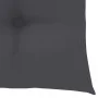 Massiver Teakholz-Schaukelstuhl mit anthrazitgrauem Kissen von vidaXL, Gartenstühle - Ref: Foro24-3062772, Preis: 163,14 €, R...