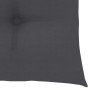 Silla mecedora de madera maciza teca con cojín gris antracita by vidaXL, Garden chairs - Ref: Foro24-3062772, Price: 165,38 €...