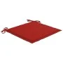 Garden chairs 2 pcs solid teak wood with red cushions by vidaXL, Garden chairs - Ref: Foro24-3062736, Price: 316,31 €, Discou...