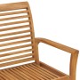 Banco de jardín madera maciza de teca con cojín verde 112 cm by vidaXL, garden benches - Ref: Foro24-3062654, Price: 151,36 €...