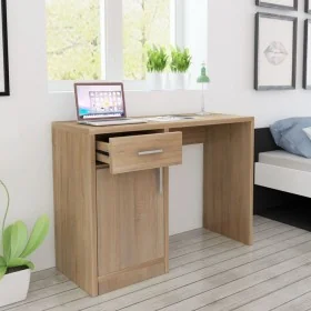 Schreibtisch mit Schublade und Eichenschrank 100x40x73 cm von vidaXL, Schreibtische - Ref: Foro24-243057, Preis: 95,34 €, Rab...