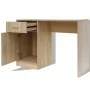 Desk with drawer and oak cabinet 100x40x73 cm by vidaXL, Desks - Ref: Foro24-243057, Price: 90,22 €, Discount: %
