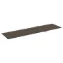 Lounger with taupe gray cushion solid teak wood by vidaXL, Loungers - Ref: Foro24-3063014, Price: 295,45 €, Discount: %