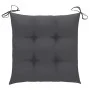 Garden chairs 4 pcs teak wood and anthracite gray cushions by vidaXL, Garden chairs - Ref: Foro24-3062583, Price: 243,23 €, D...