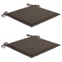 Set comedor de jardín plegable 3 piezas madera de teca cojines by vidaXL, Garden sets - Ref: Foro24-3063206, Price: 169,04 €,...