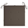 Set comedor de jardín plegable 3 piezas madera de teca cojines by vidaXL, Garden sets - Ref: Foro24-3063206, Price: 169,04 €,...