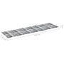 Tumbona con mesa y cojín madera maciza de teca de vidaXL, Tumbonas - Ref: Foro24-3063035, Precio: 331,23 €