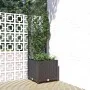 Jardinera con enrejado PP negro 40x40x136 cm de vidaXL, Maceteros y jardineras - Ref: Foro24-318269, Precio: 60,57 €, Descuen...