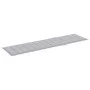 Tumbona con cojín gris madera maciza de teca de vidaXL, Tumbonas - Ref: Foro24-3063007, Precio: 289,66 €, Descuento: %