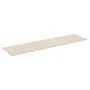 Sun lounger with cream cushion solid teak wood by vidaXL, Loungers - Ref: Foro24-3063008, Price: 300,75 €, Discount: %