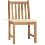 Gartenstühle 2 Einheiten aus massivem Teakholz mit Kissen von vidaXL, Gartenstühle - Ref: Foro24-3062918, Preis: 225,70 €, Ra...