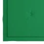 Silla mecedora de madera maciza de teca con cojín verde de vidaXL, Sillas de jardín - Ref: Foro24-3062762, Precio: 155,58 €, ...