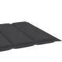 Sonnenliege mit Kissen anthrazitfarbenes massives Teakholz von vidaXL, Liegen - Ref: Foro24-3063006, Preis: 295,26 €, Rabatt: %