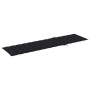 Tumbona con cojín negro madera maciza de teca by vidaXL, Loungers - Ref: Foro24-3063013, Price: 278,00 €, Discount: %