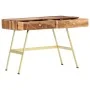 Schreibtisch mit massiven Sheesham-Holzschubladen, 100x55x75 cm. von vidaXL, Schreibtische - Ref: Foro24-286151, Preis: 183,4...