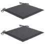 Set de bistró 3 pzas con cojines antracita madera maciza teca by vidaXL, Garden sets - Ref: Foro24-3063225, Price: 196,61 €, ...