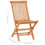 Set de bistró 3 pzas con cojines antracita madera maciza teca by vidaXL, Garden sets - Ref: Foro24-3063225, Price: 196,61 €, ...