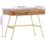 Schreibtisch mit massiven Sheesham-Holzschubladen, 100x55x75 cm. von vidaXL, Schreibtische - Ref: Foro24-286151, Preis: 183,4...