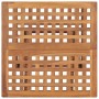 Klappbare Garten-Essgruppe mit 3-teiligen Kissen aus Teakholz von vidaXL, Gartensets - Ref: Foro24-3063213, Preis: 164,02 €, ...