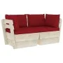 2-Sitzer-Gartensofa aus Paletten mit Kissen aus Tannenholz von vidaXL, Gartensets - Ref: Foro24-3063393, Preis: 181,97 €, Rab...