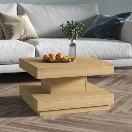 Light brown MDF coffee table 60x60x35 cm by vidaXL, Coffee table - Ref: Foro24-286096, Price: 79,21 €, Discount: %
