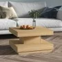 Light brown MDF coffee table 60x60x35 cm by vidaXL, Coffee table - Ref: Foro24-286096, Price: 79,21 €, Discount: %