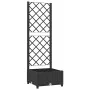 Pflanzkübel mit Gitter PP schwarz 40x40x121,5 cm von vidaXL, Töpfe und Pflanzgefäße - Ref: Foro24-318268, Preis: 39,31 €, Rab...