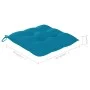 Gartenstühle 2 Einheiten aus massivem Teakholz mit Kissen von vidaXL, Gartenstühle - Ref: Foro24-3062935, Preis: 225,92 €, Ra...