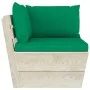 3-Sitzer-Gartensofa aus Paletten mit Kissen aus Tannenholz von vidaXL, Gartensets - Ref: Foro24-3063401, Preis: 240,00 €, Rab...