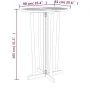 Mesa de bar plegable madera maciza de teca 90x65x105 cm de vidaXL, Mesas de jardín - Ref: Foro24-319149, Precio: 187,97 €, De...