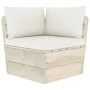 2-Sitzer-Gartensofa aus Paletten mit Kissen aus Tannenholz von vidaXL, Gartensets - Ref: Foro24-3063386, Preis: 211,29 €, Rab...