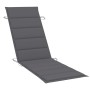 Tumbona mecedora con cojín madera maciza de teca de vidaXL, Tumbonas - Ref: Foro24-3063333, Precio: 355,21 €, Descuento: %