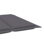 Tumbona mecedora con cojín madera maciza de teca de vidaXL, Tumbonas - Ref: Foro24-3063333, Precio: 355,21 €, Descuento: %