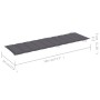 Tumbona mecedora con cojín madera maciza de teca de vidaXL, Tumbonas - Ref: Foro24-3063333, Precio: 355,21 €, Descuento: %