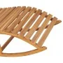 Rocking lounger with solid teak wood cushion by vidaXL, Loungers - Ref: Foro24-3063337, Price: 342,18 €, Discount: %